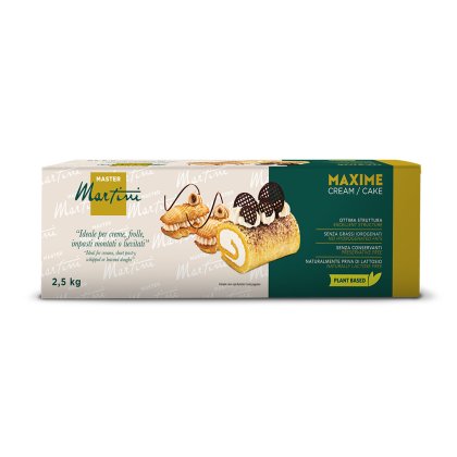 Kutija Master Martini Maxime Krema/Kolač, 2,5kg, sa slikom rolade, biljno i bez laktoze