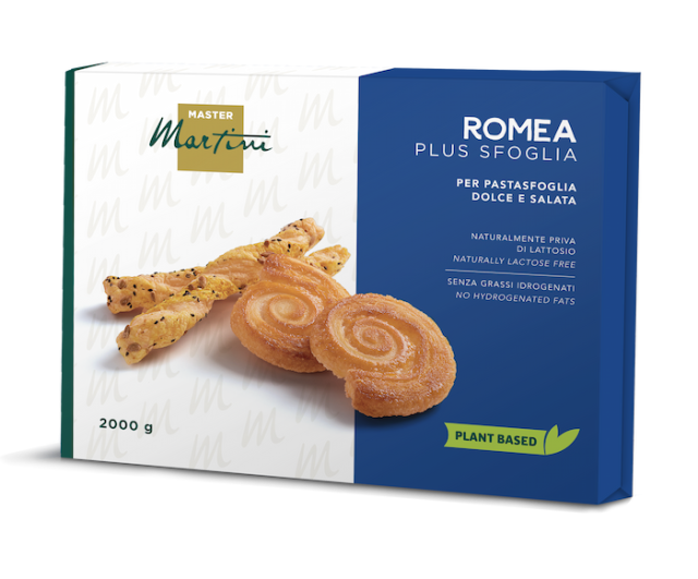 Master Martini Romea Plus Sfoglia 2000g: lisnato tijesto palmiers i twistovi, biljno i bez laktoze